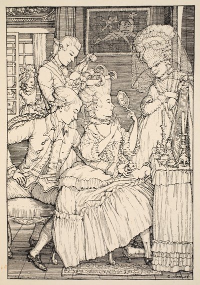 La Toilette by Konstantin Andreevic Somov